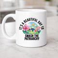 Smash the Patriarchy Coffee Mug - Feminist Gift, Original Art