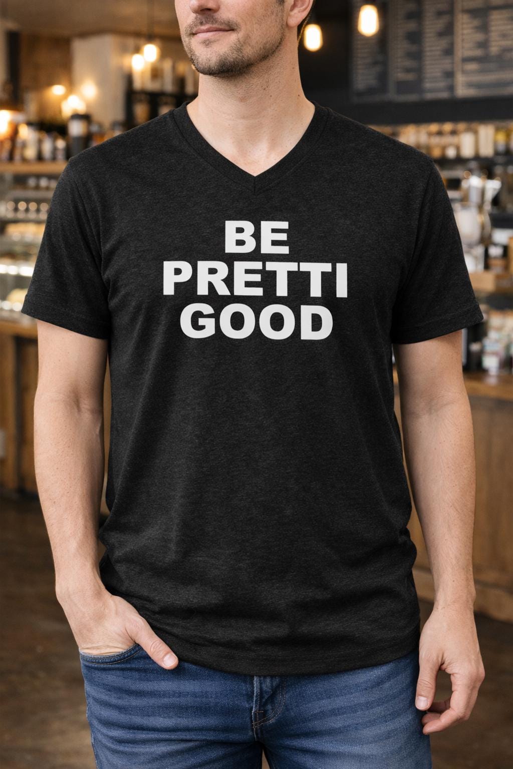 Be Pretti Good  ice out Unisex V-Neck T-Shirt