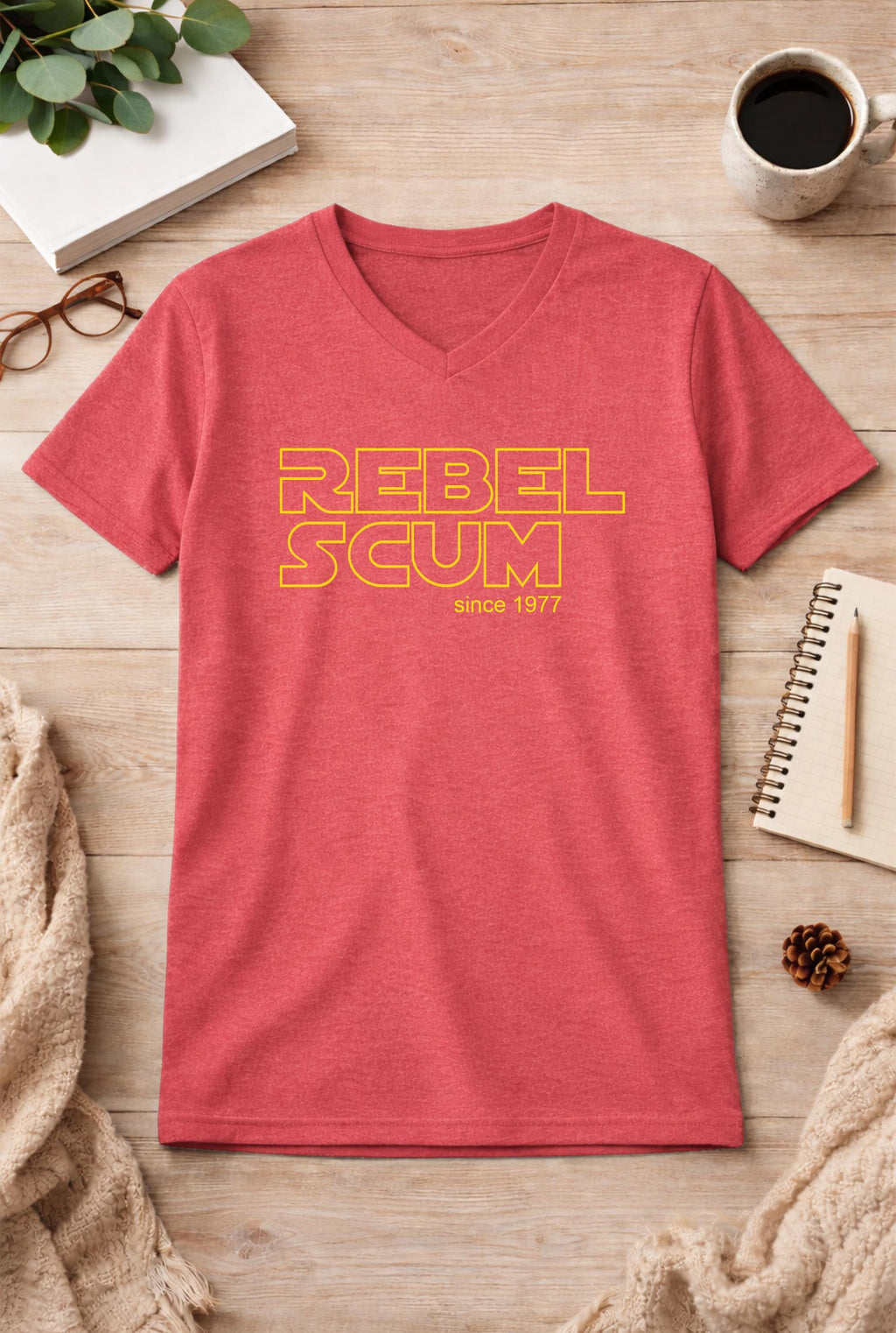 Rebel Scum Unisex V-Neck T-Shirt