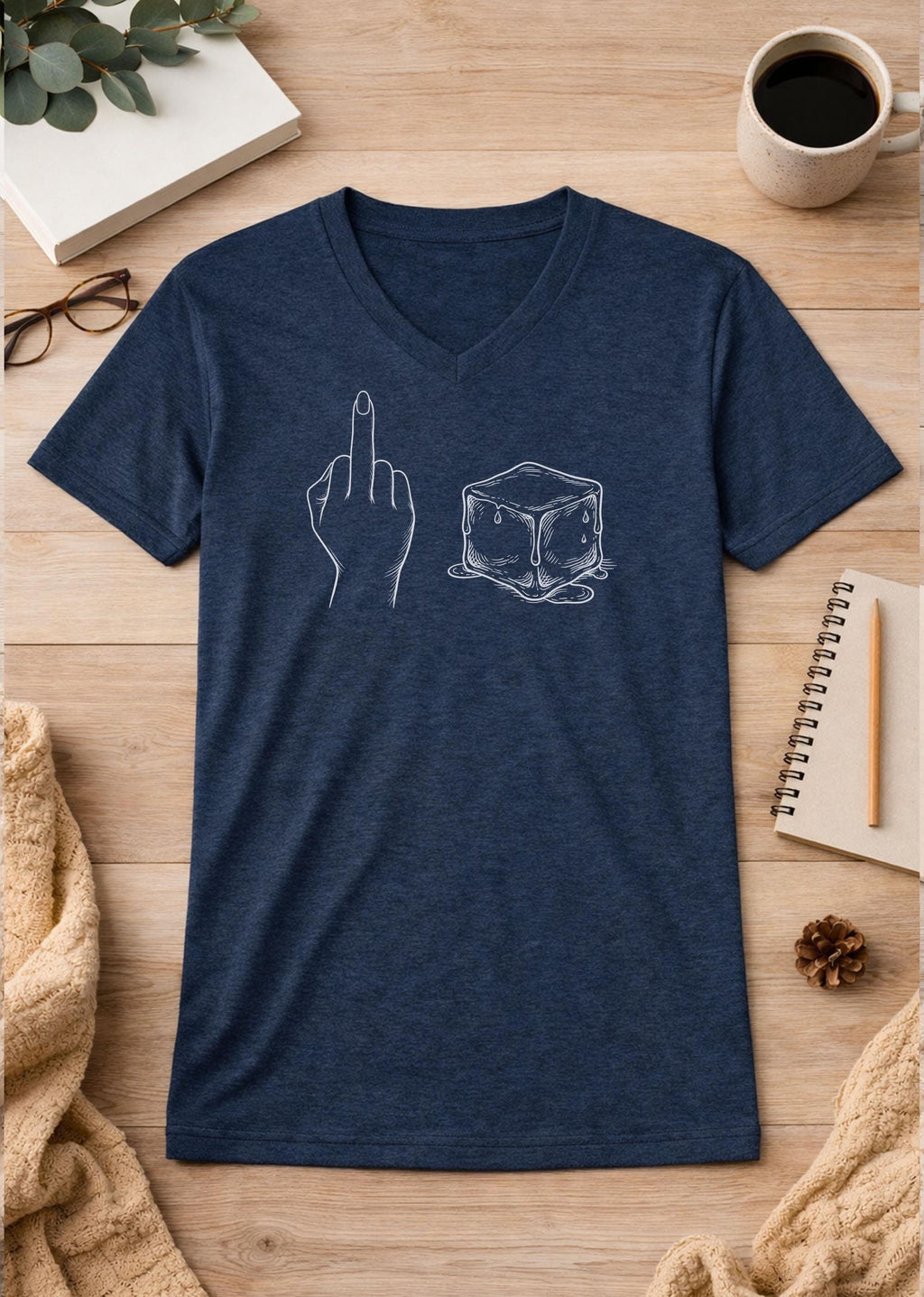 Fuck ICE Unisex V-Neck T-Shirt political shirt