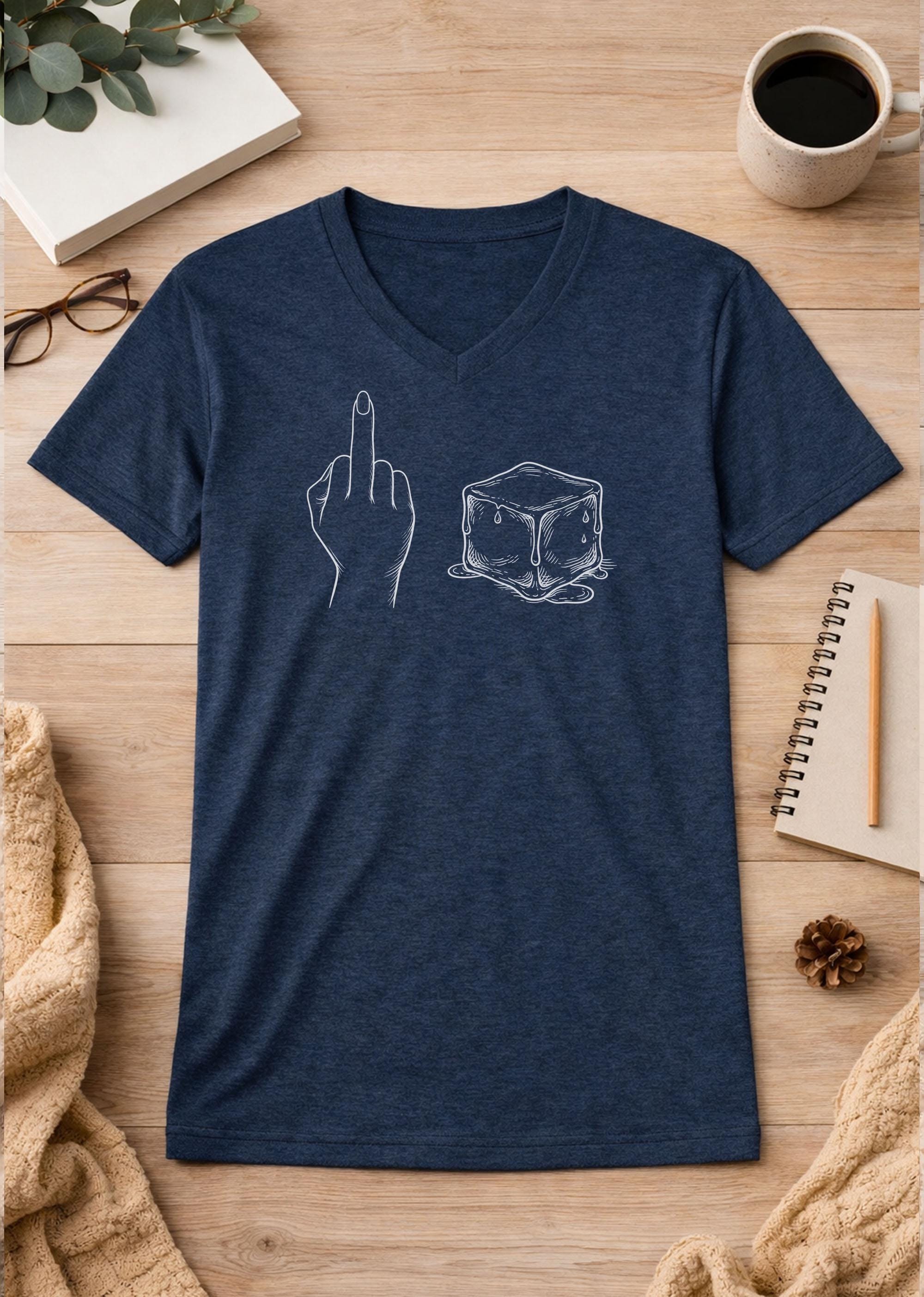 Fuck ICE Unisex V-Neck T-Shirt political shirt