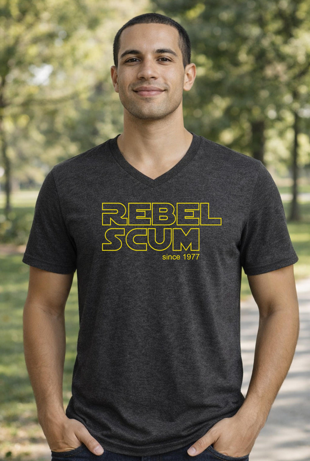 Rebel Scum Unisex V-Neck T-Shirt
