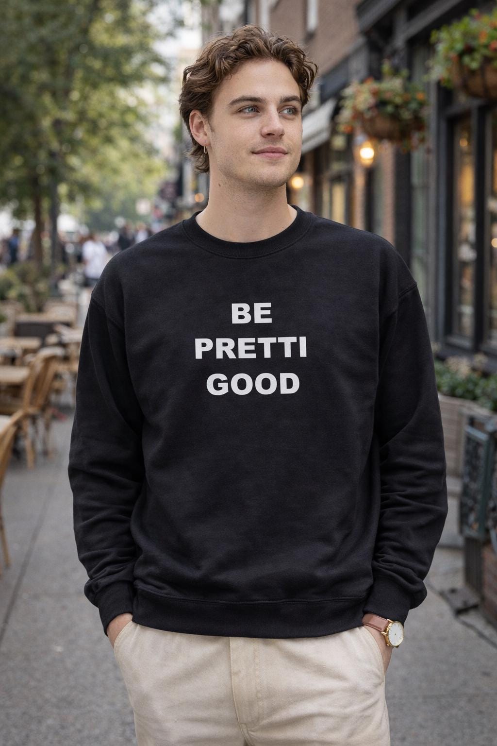 Be Pretti Good  ice out sweatshirt