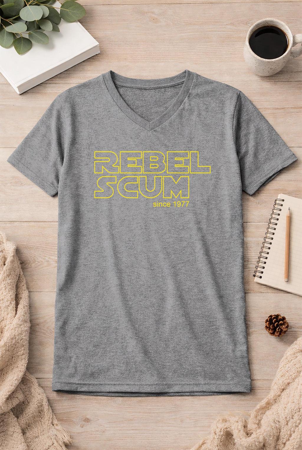 Rebel Scum Unisex V-Neck T-Shirt