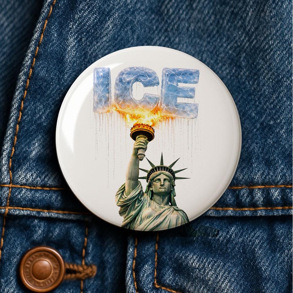 Let Freedom RAIN  magnet keychain censored or explicit no fascist