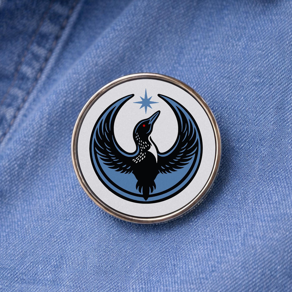 Rebel Loon Lapel Pin - Activism Accessory, Political Protest Gear