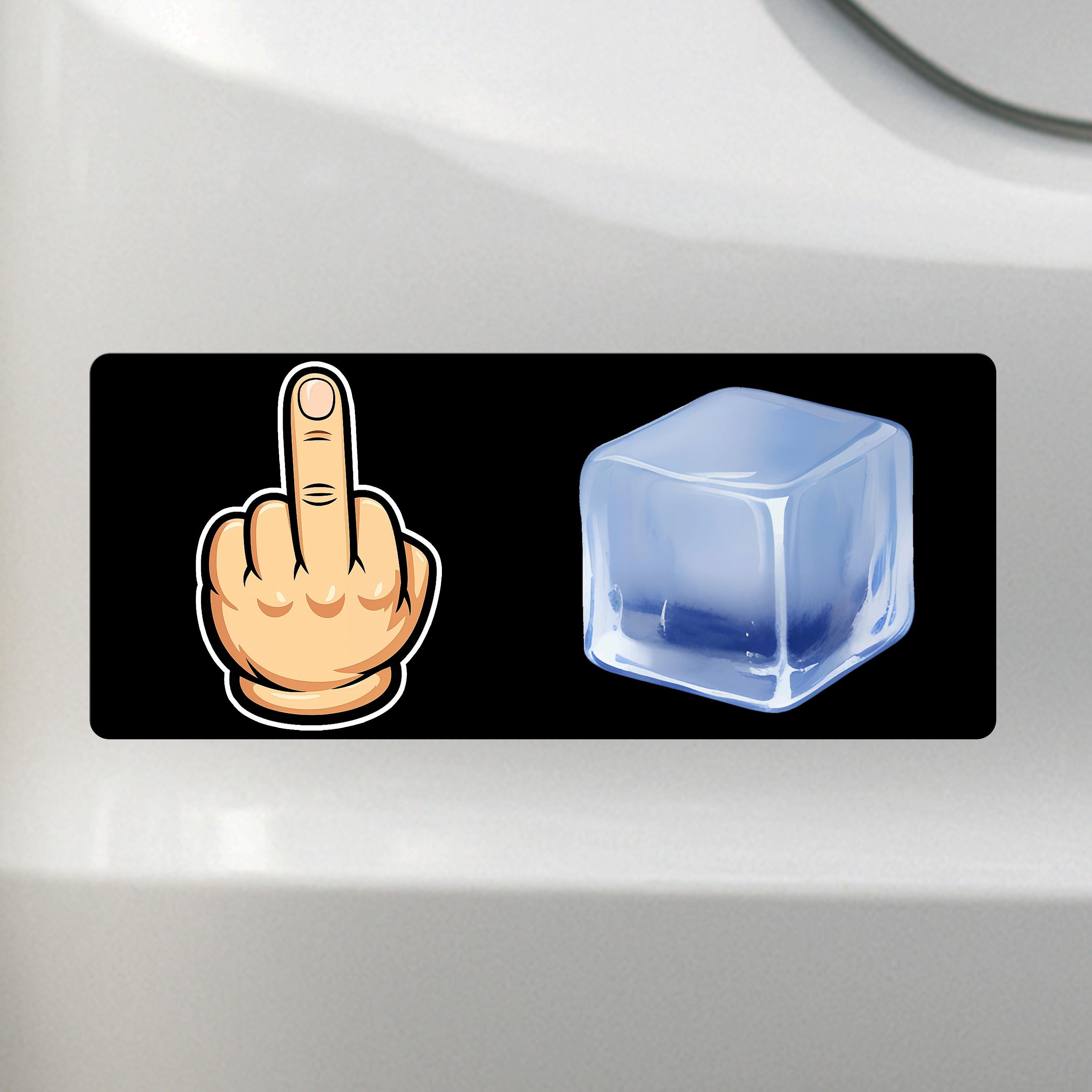 Fuck ICE - Liberal Activism Bumper Sticker – Removable, Water-Resistant, UV-Resistant