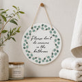 Please don't do cocaine in the bathroom wall hanging wall art funny gift funny decoration