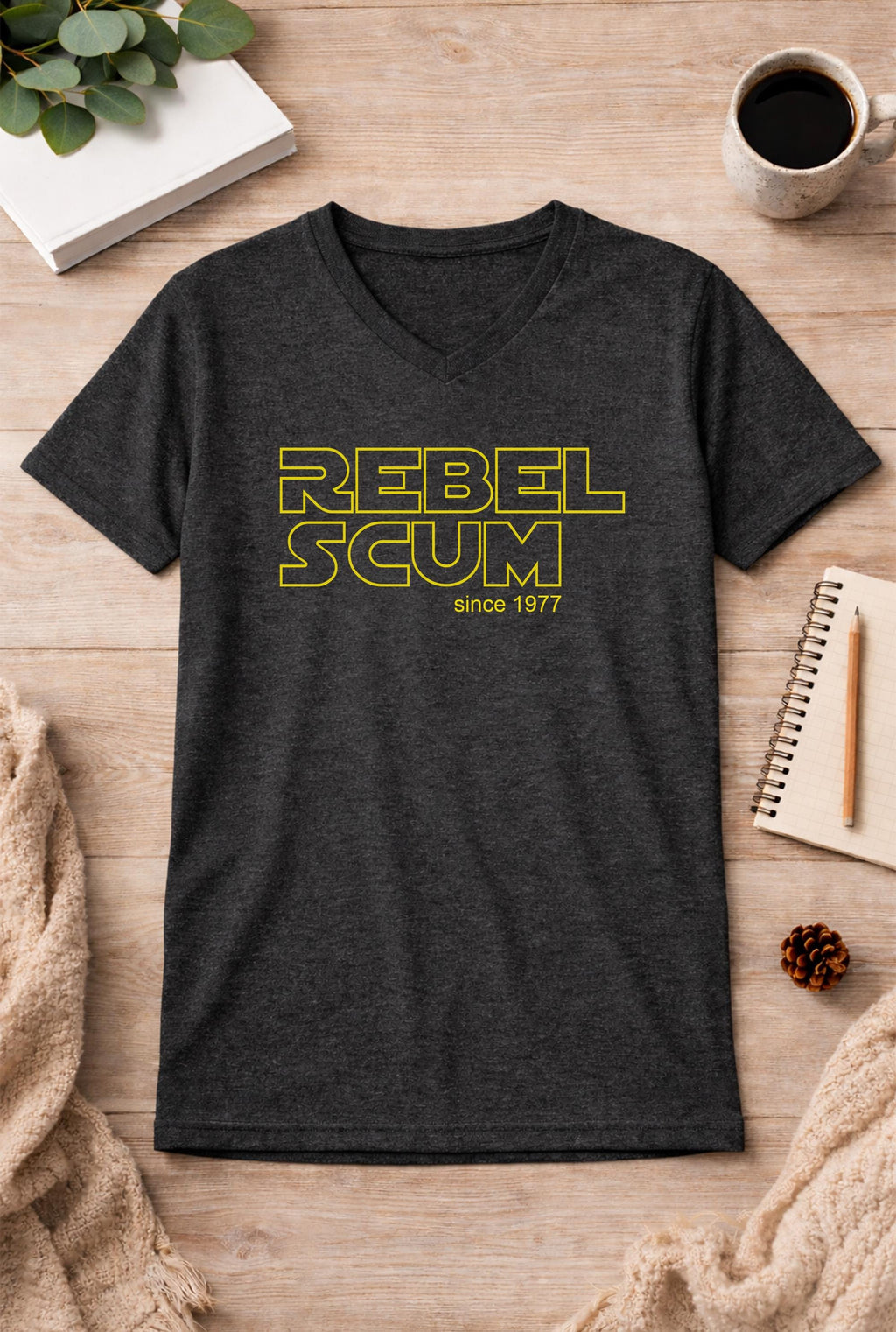 Rebel Scum Unisex V-Neck T-Shirt