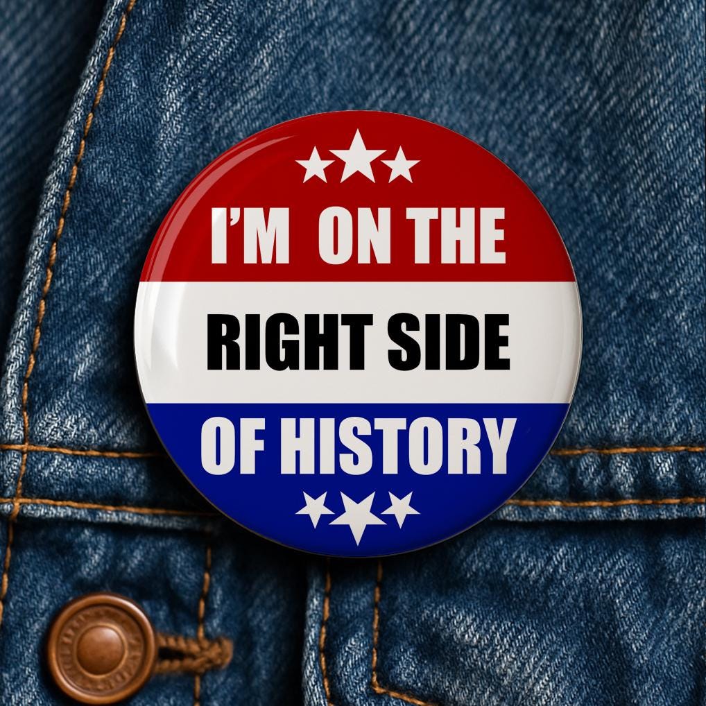 Right Side of History Button