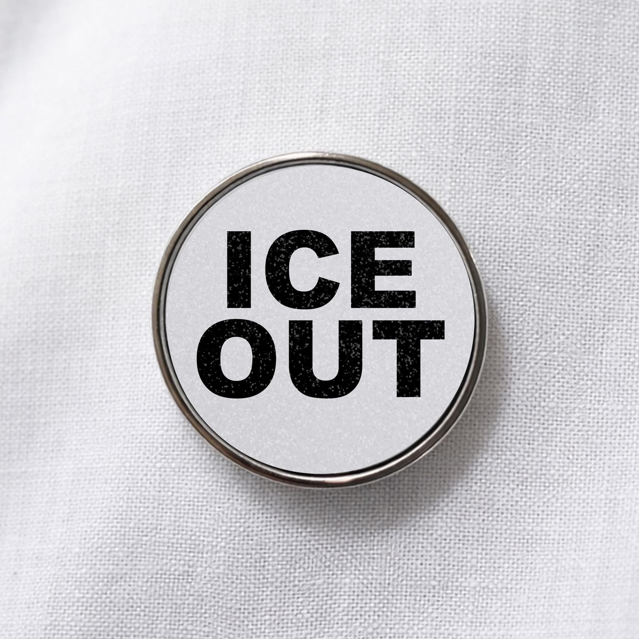 ICE OUT Lapel Pin