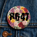 Floral 8647 Button