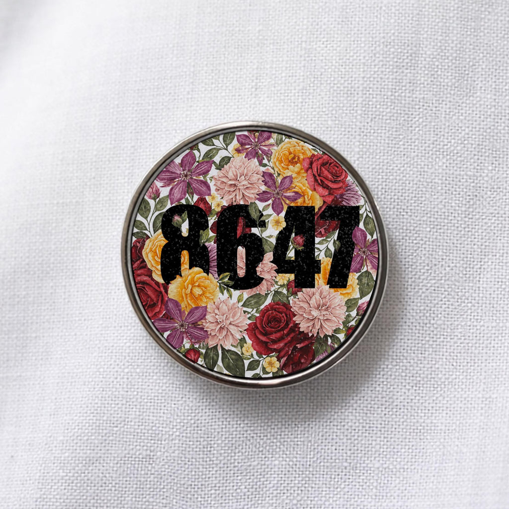 8647 Floral Lapel Pin