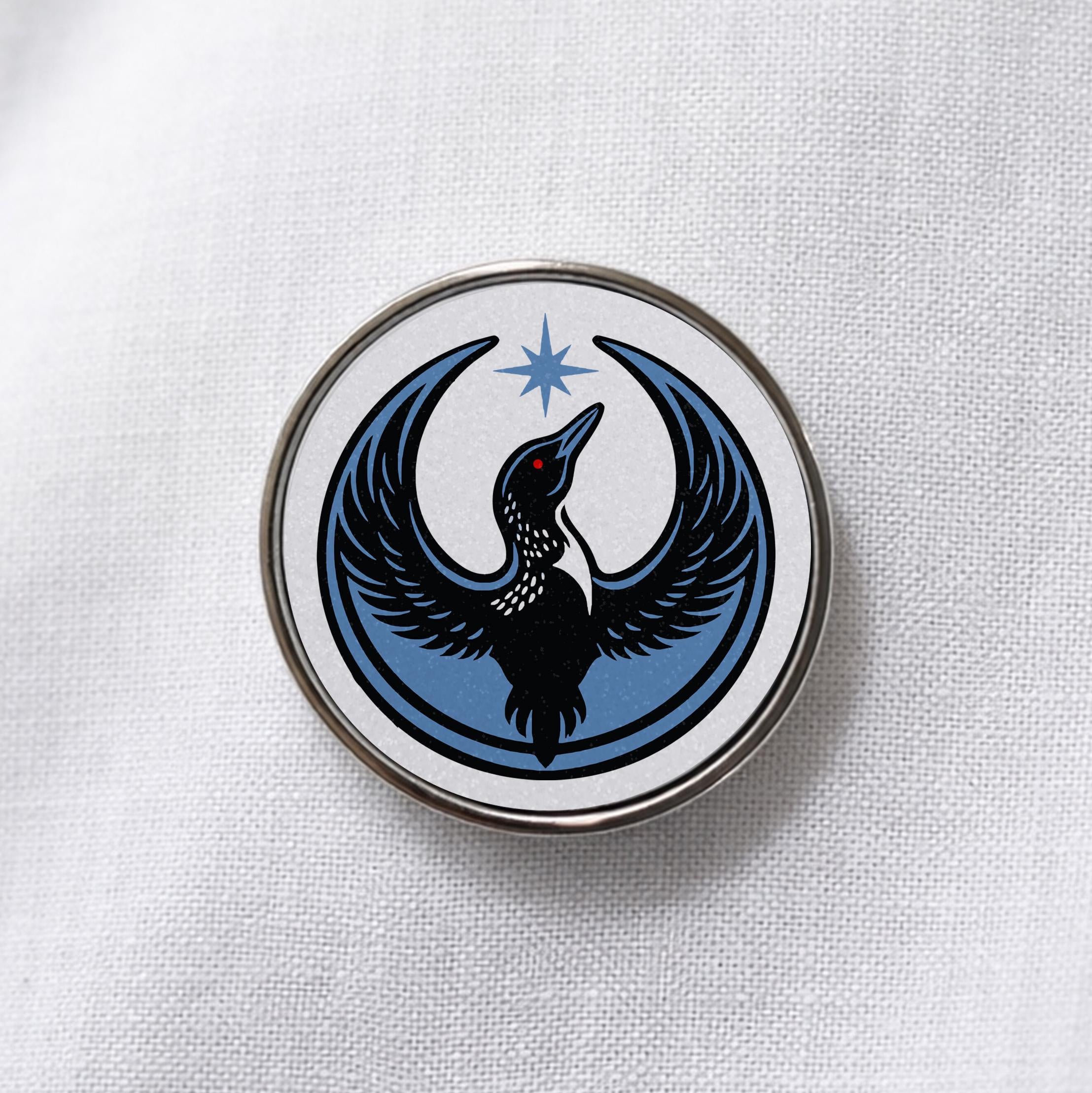Rebel Loon Lapel Pin