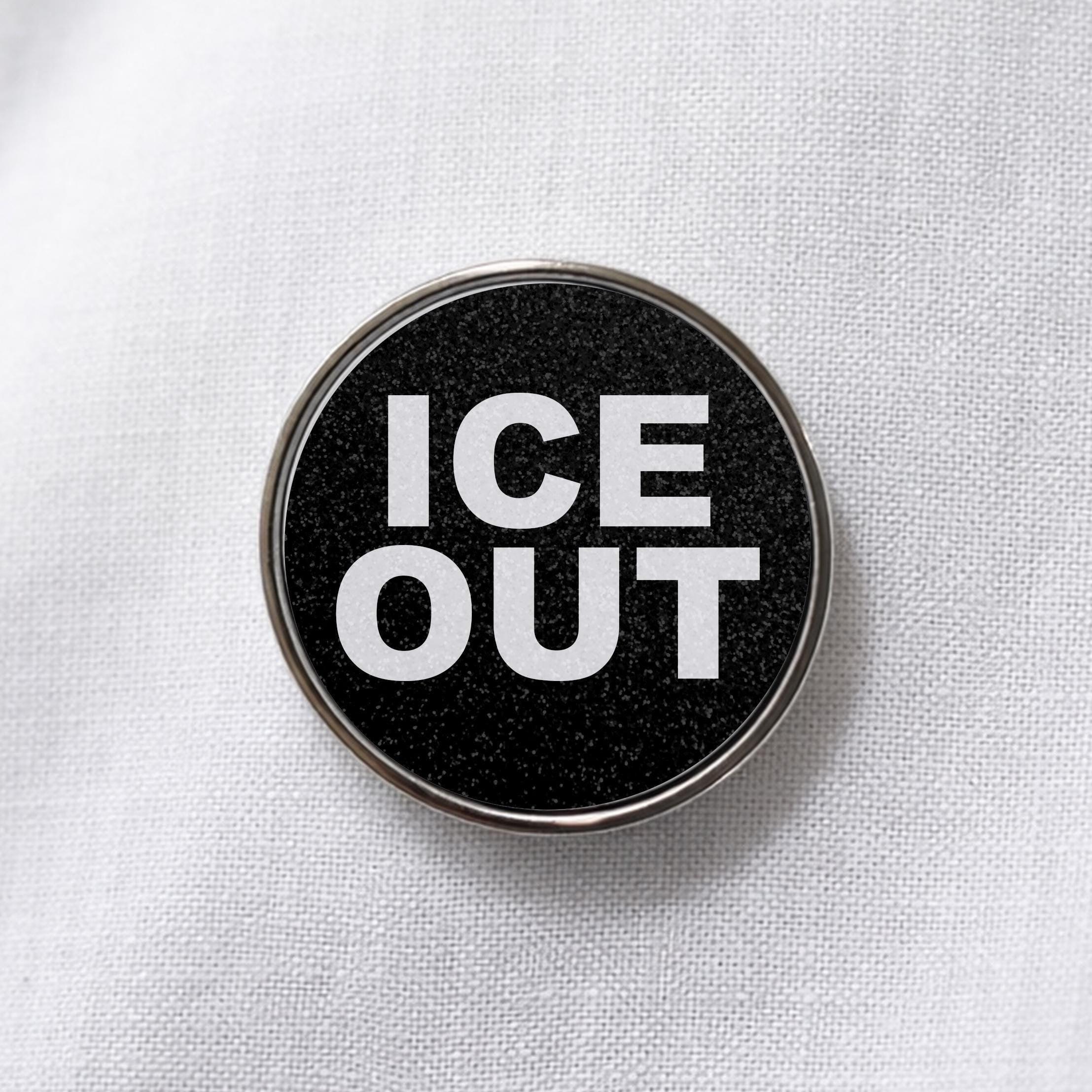 ICE OUT Lapel Pin