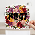 8647 Floral Decal