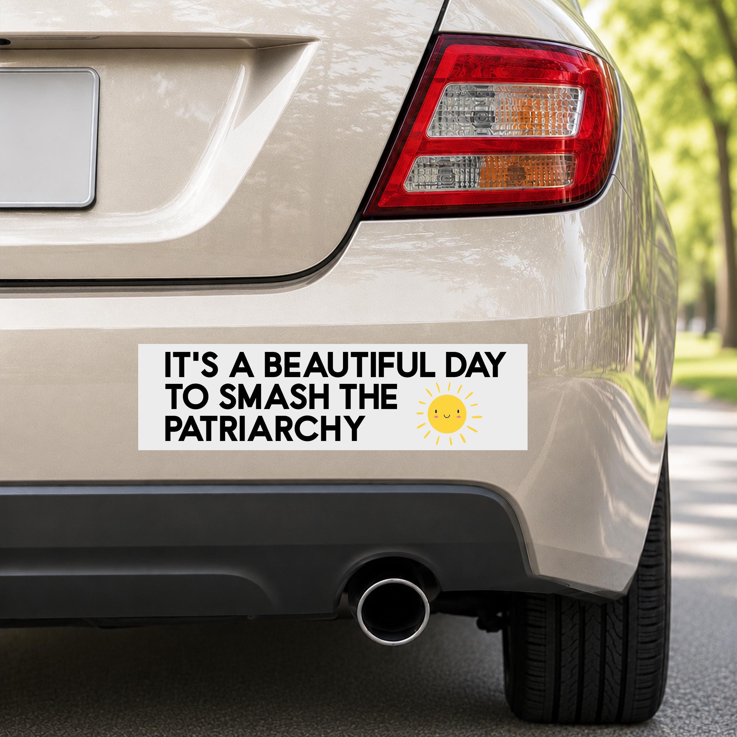 Smash the Patriarchy Bumper Sticker