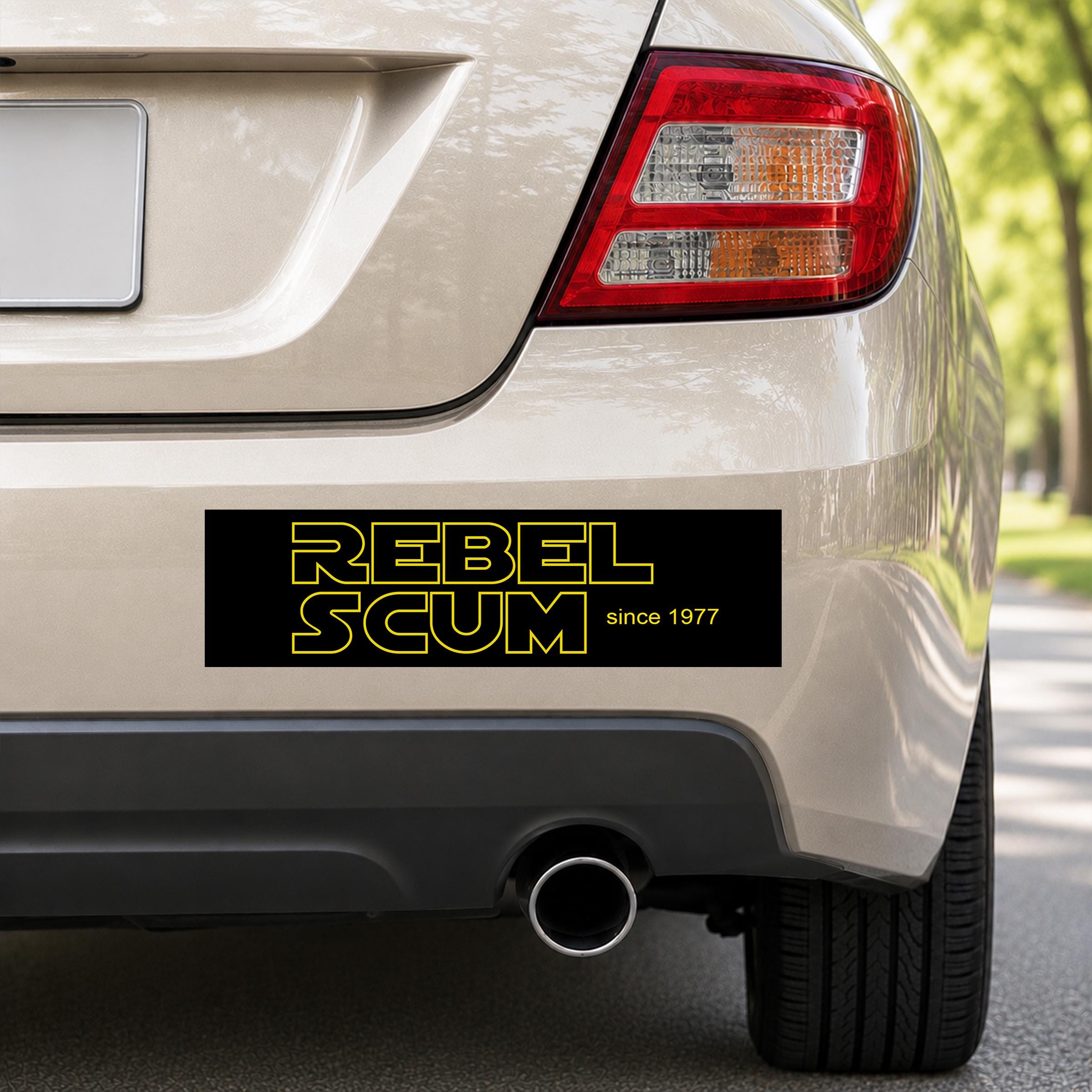 Rebel Scum Since 1977 Bumper Sticker