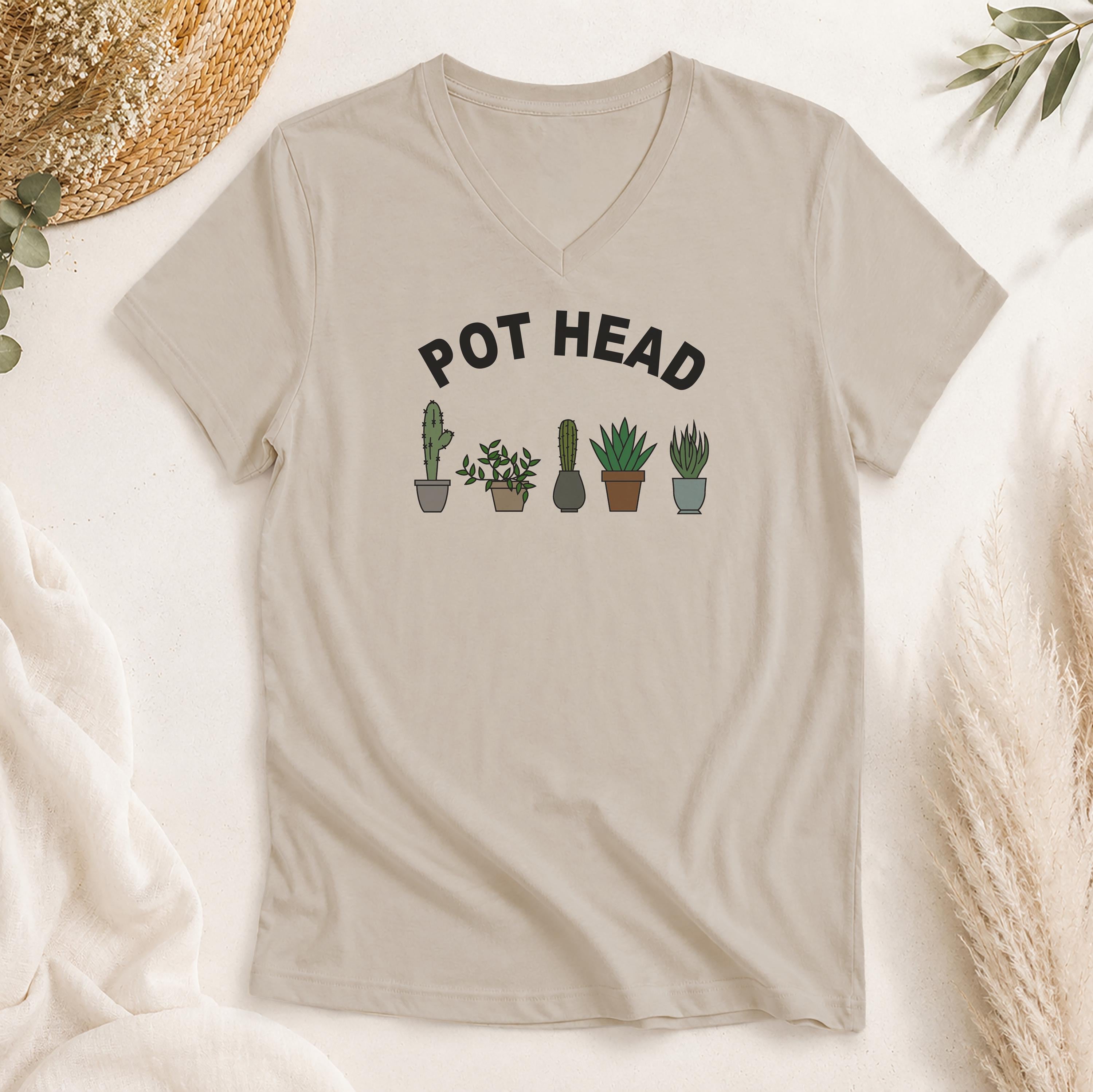 Pot Head Plant Lover Shirt