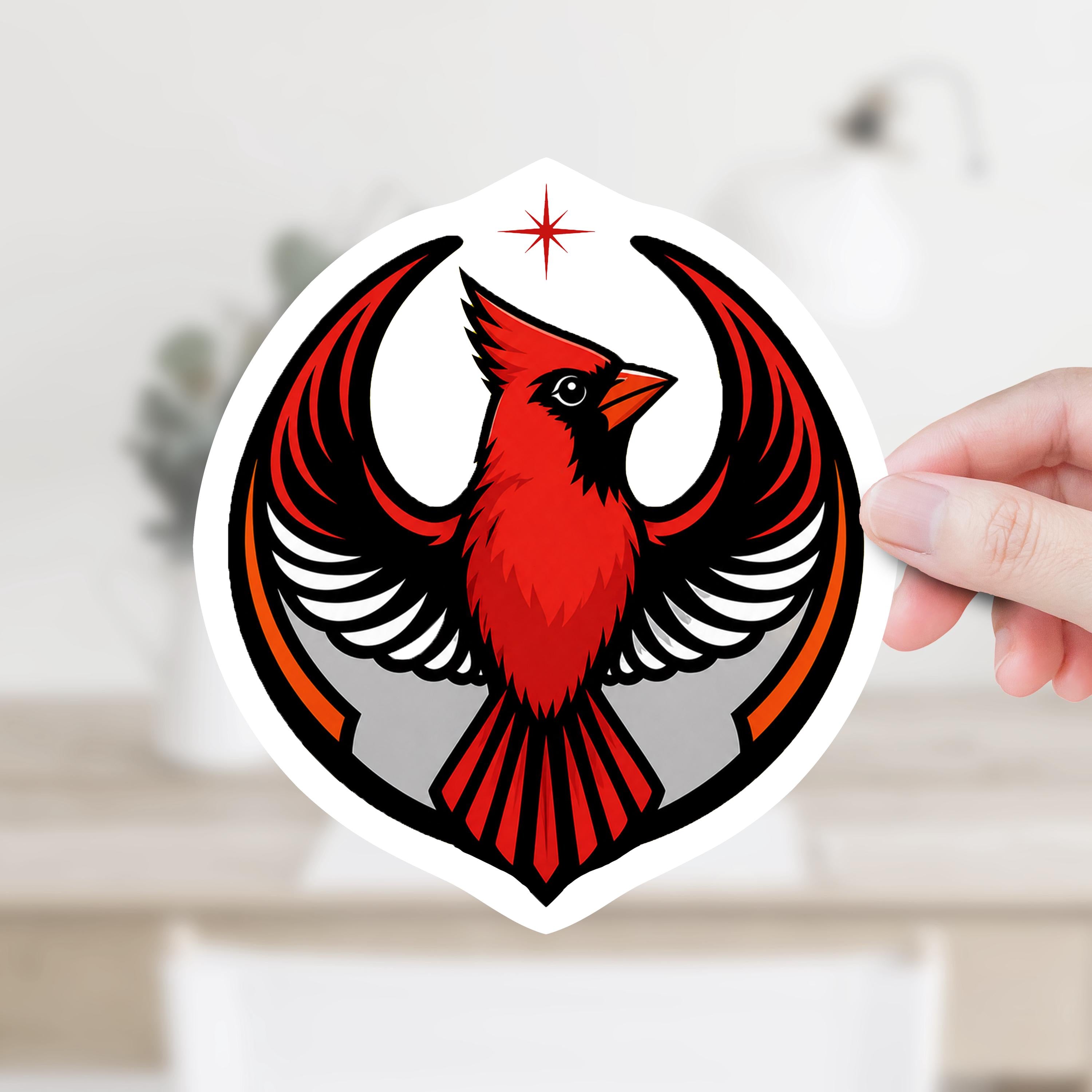 Rebel Cardinal Decal