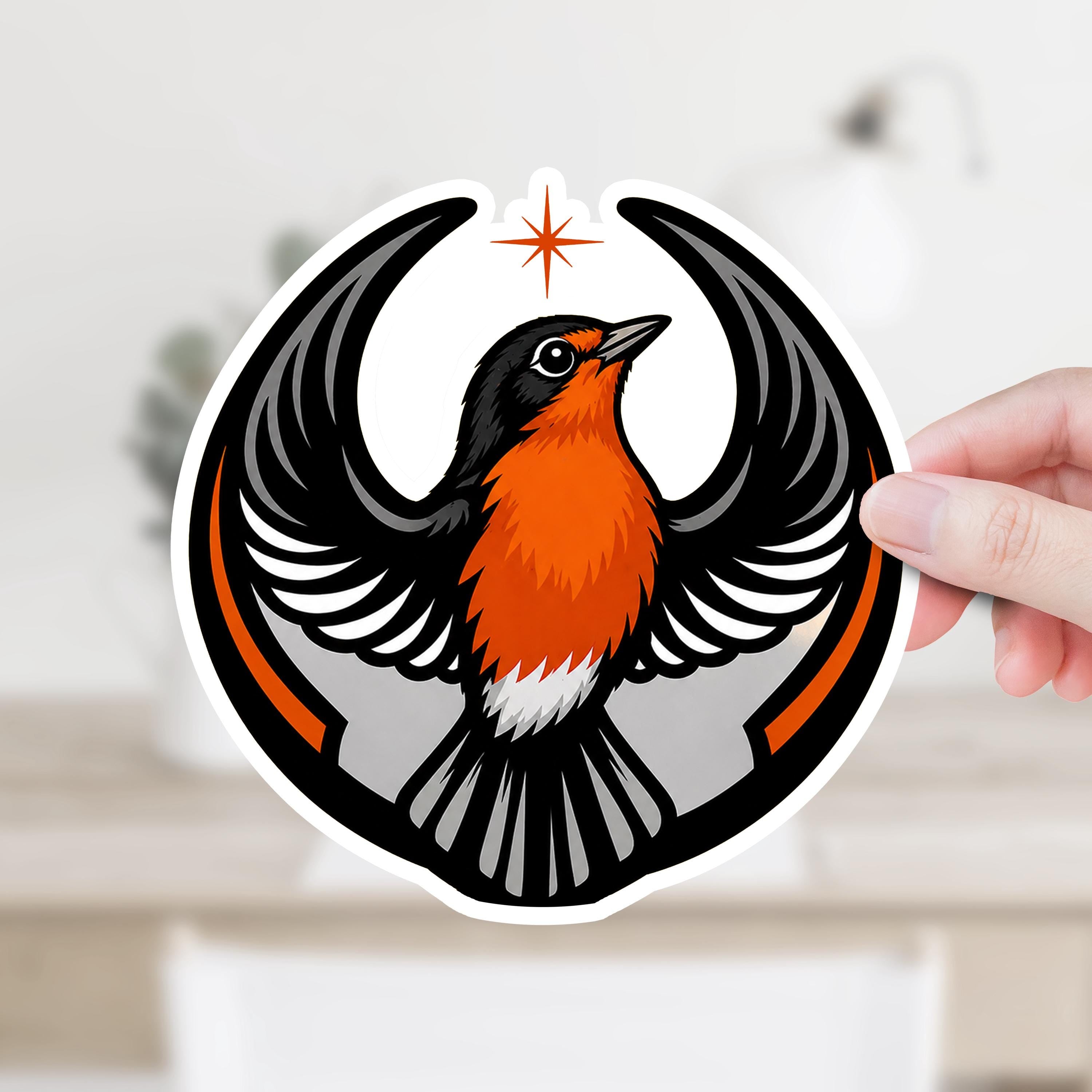 Rebel Robin Decal