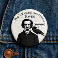 Poe's Passive Aggressive Raven Button