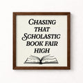 Chasing That Scholastic Book Fair High Unframed Art Print