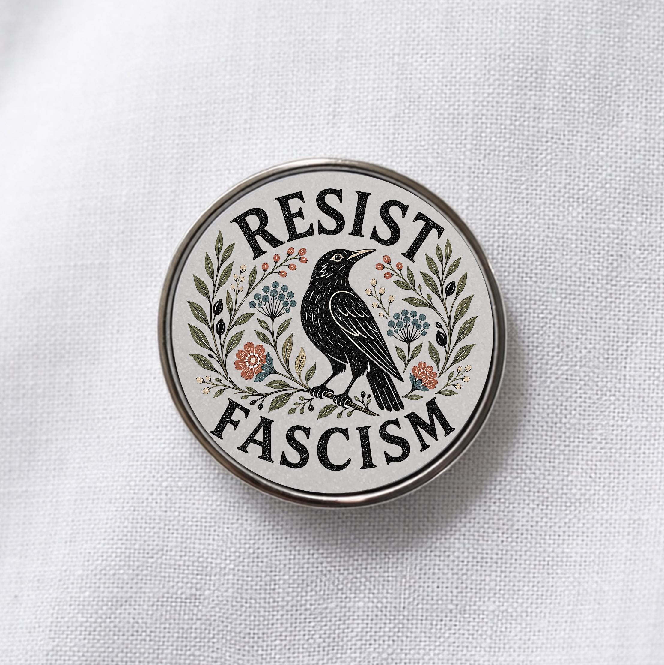 Resist Fascism Lapel Pin