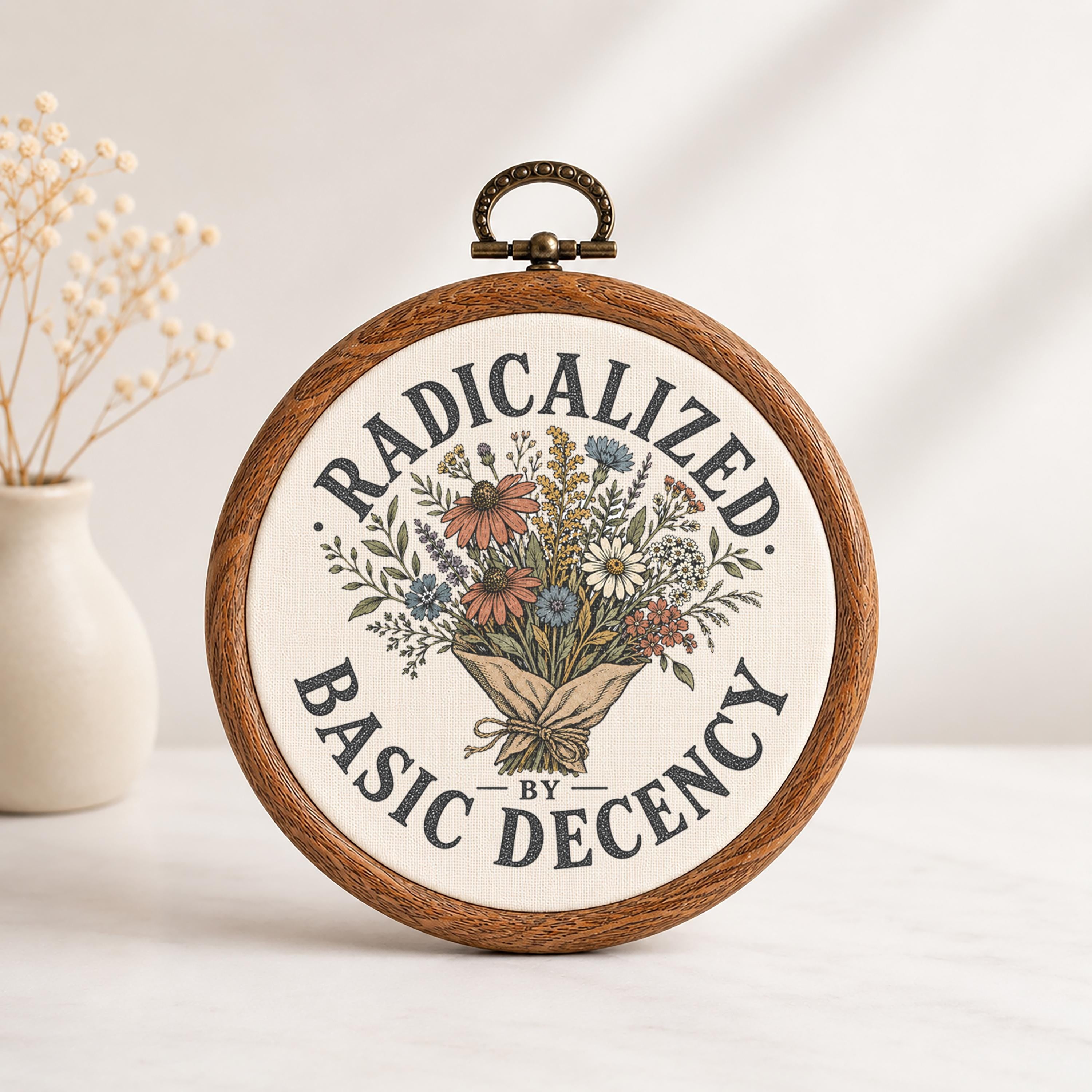 Radicalized by Basic Decency Wall Art
