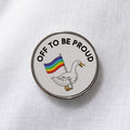 Off To Be Proud Lapel Pin