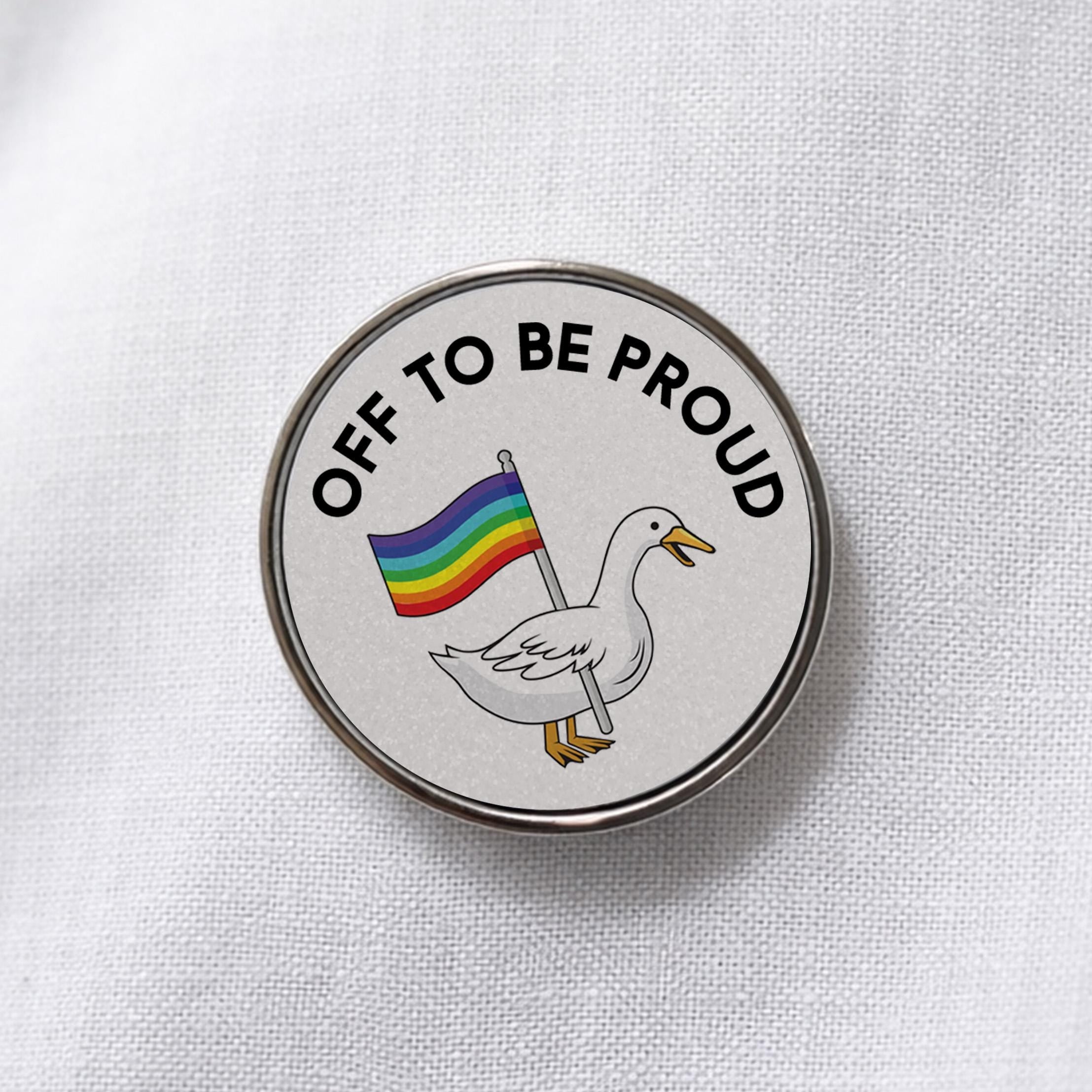 Off To Be Proud Lapel Pin