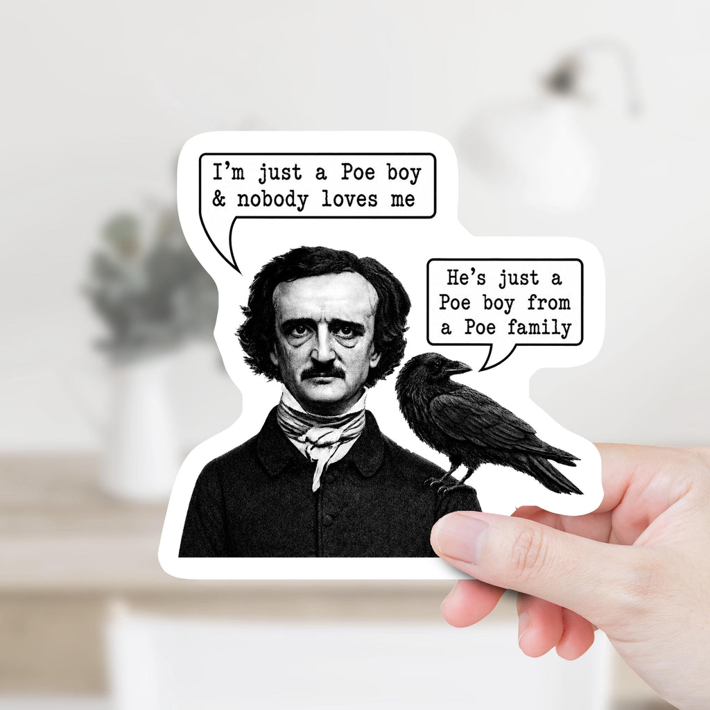 Edgar Allan Poe Boy Decal