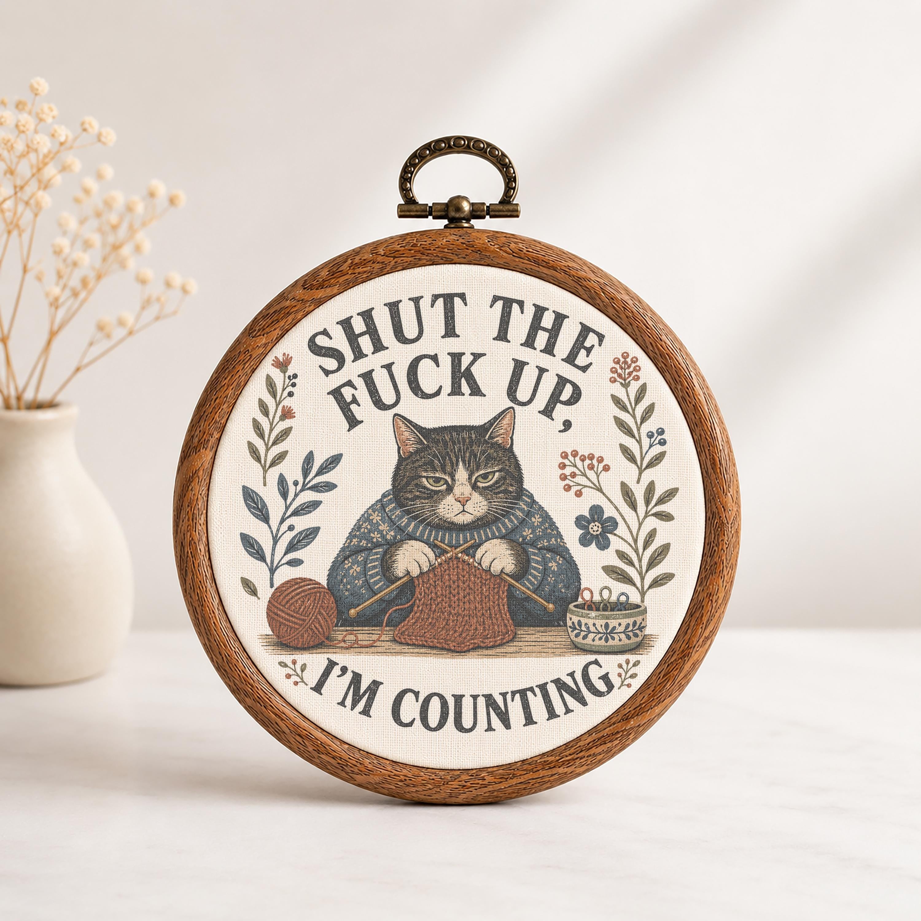 Shut The Fuck Up I'm Counting Wall Art