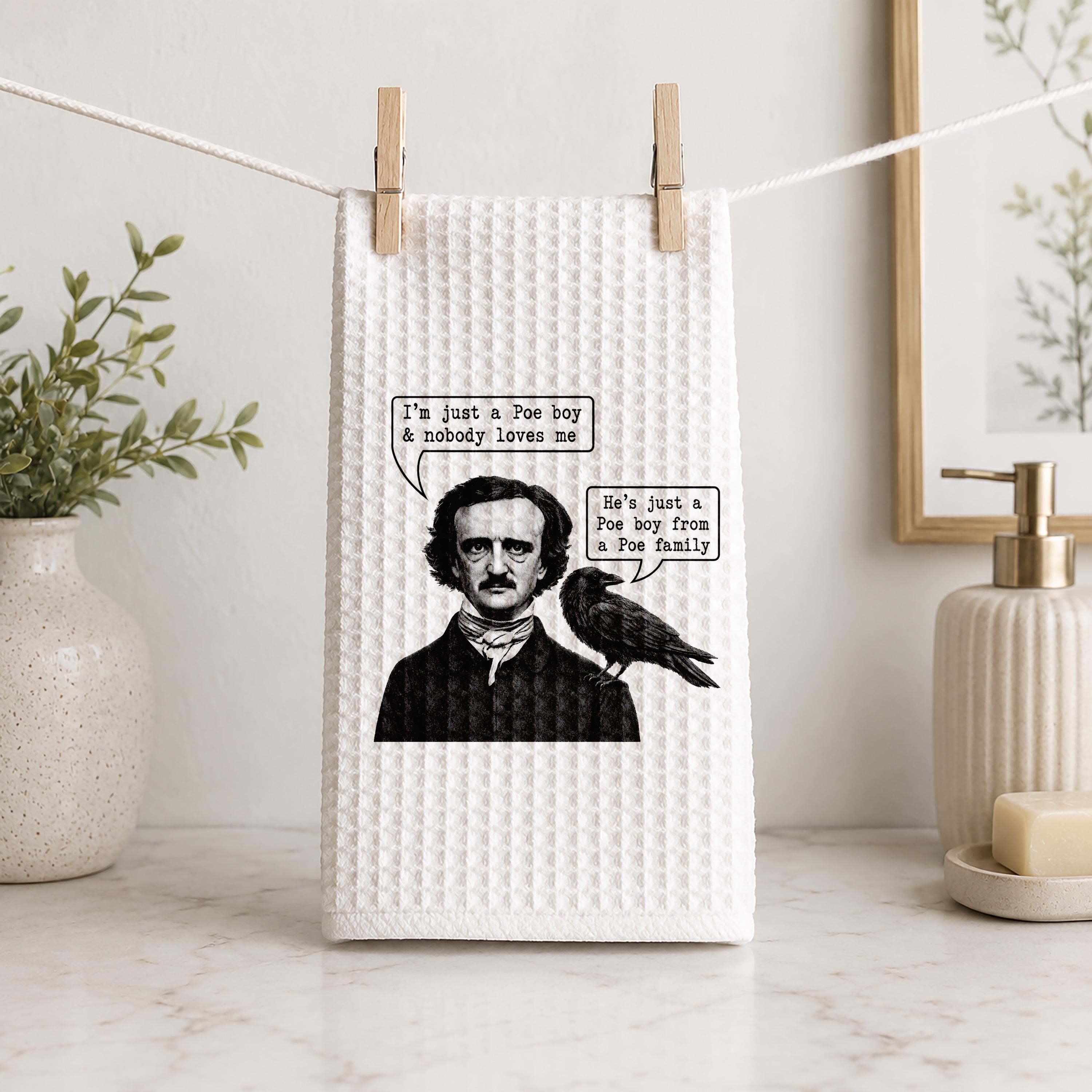 Edgar Allan Poe Boy Hand Towel