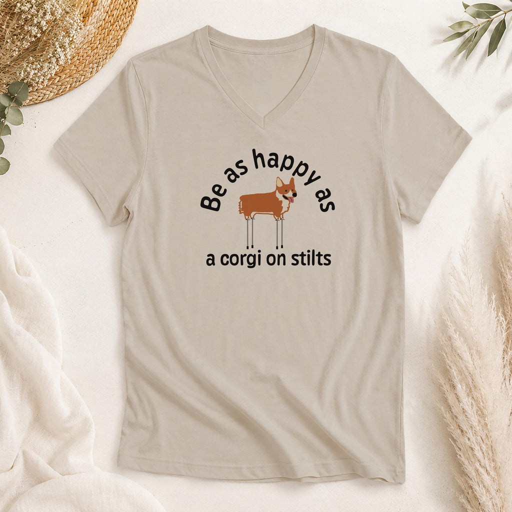 Ba As Happy As A Corgi On Stilts Shirt