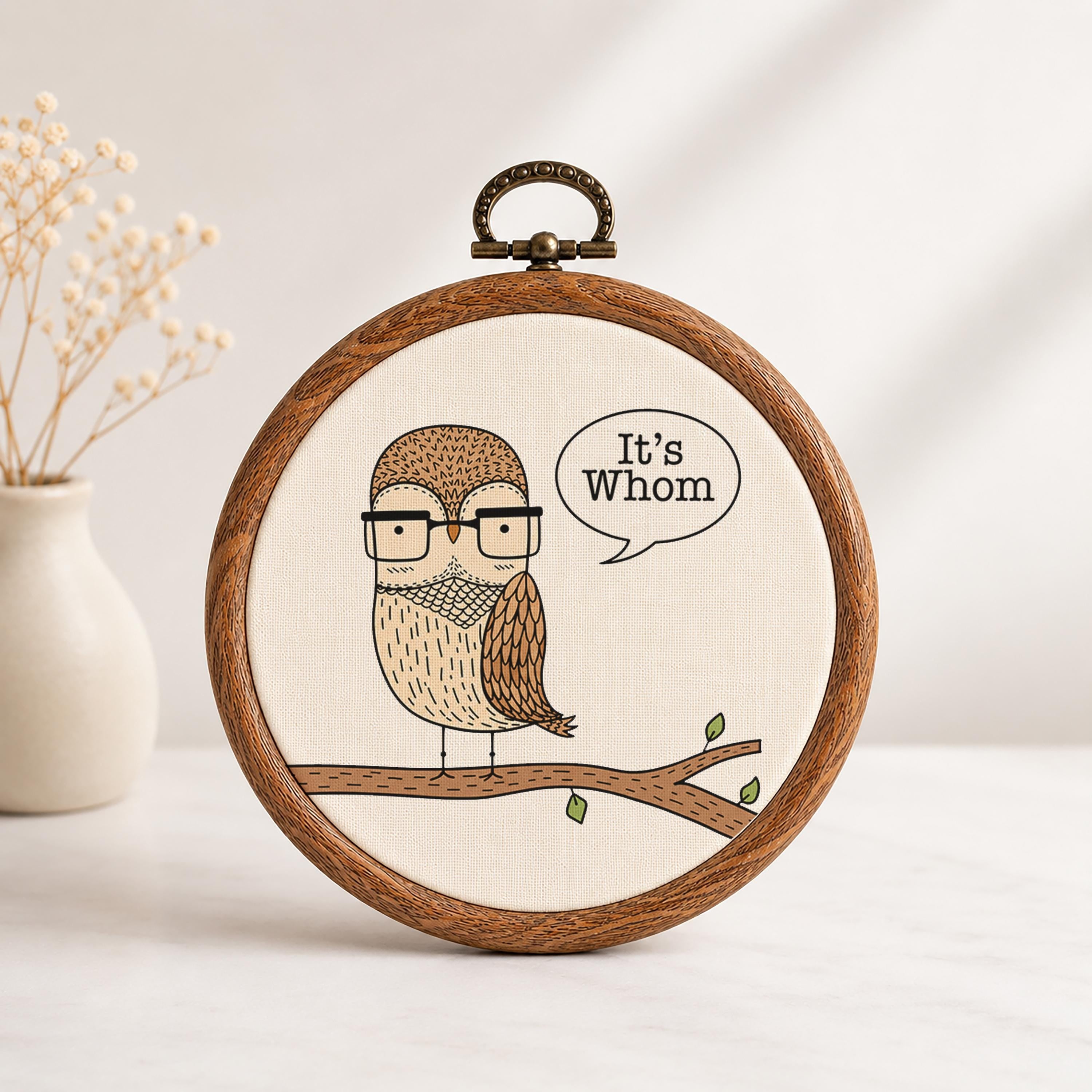 Grammar Owl Wall Art