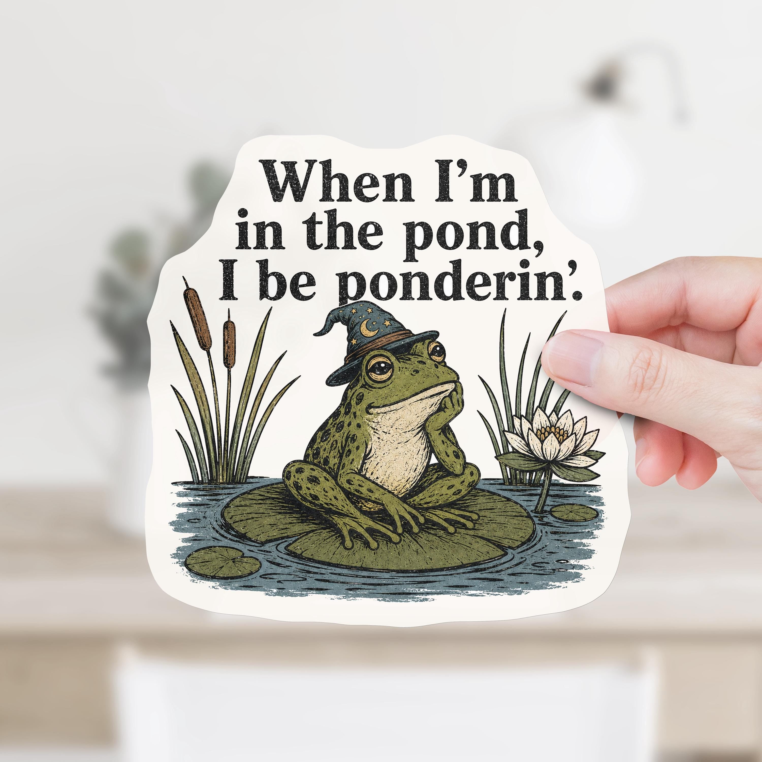 I Be Ponderin' Decal