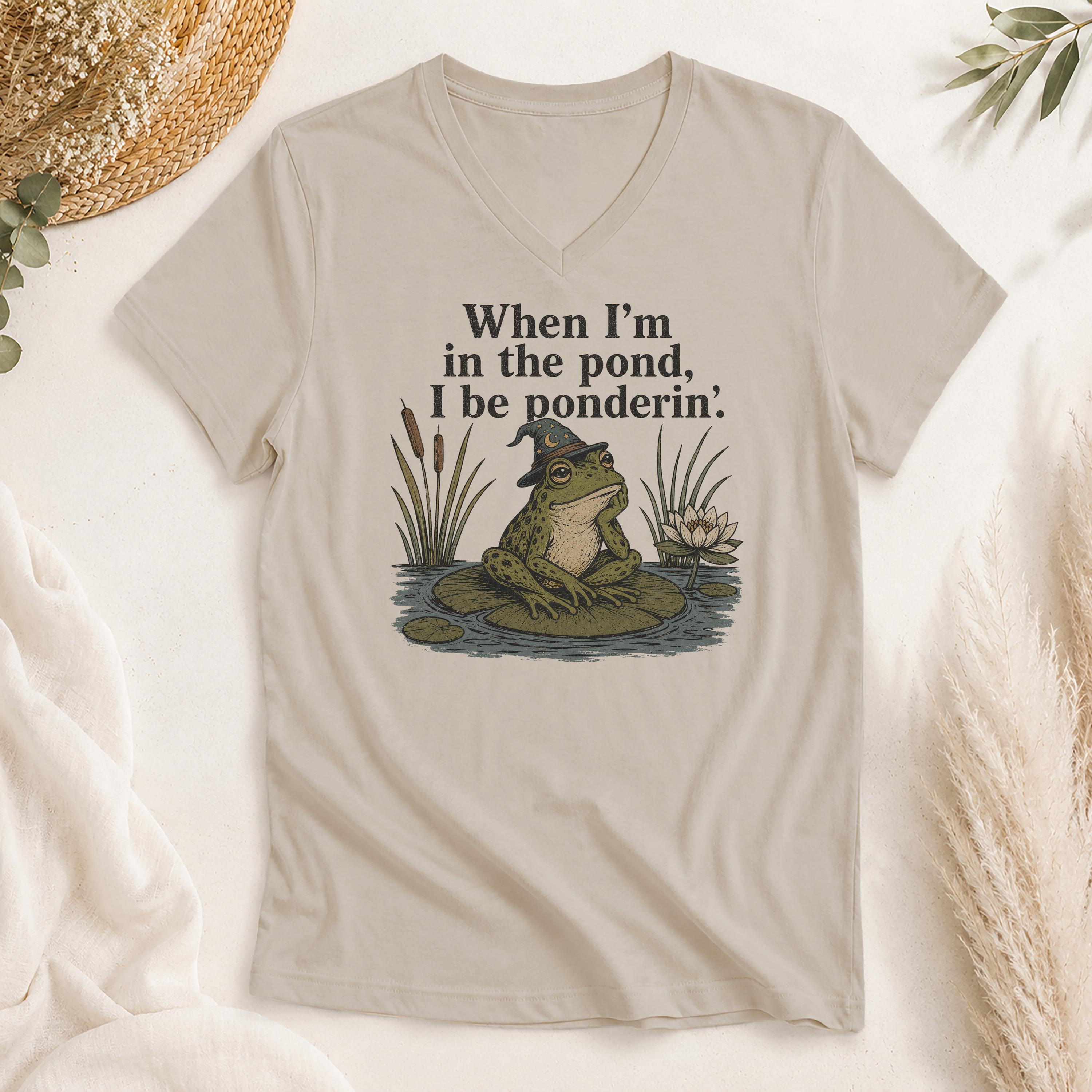 Wizard Frog Pond Ponderin Shirt