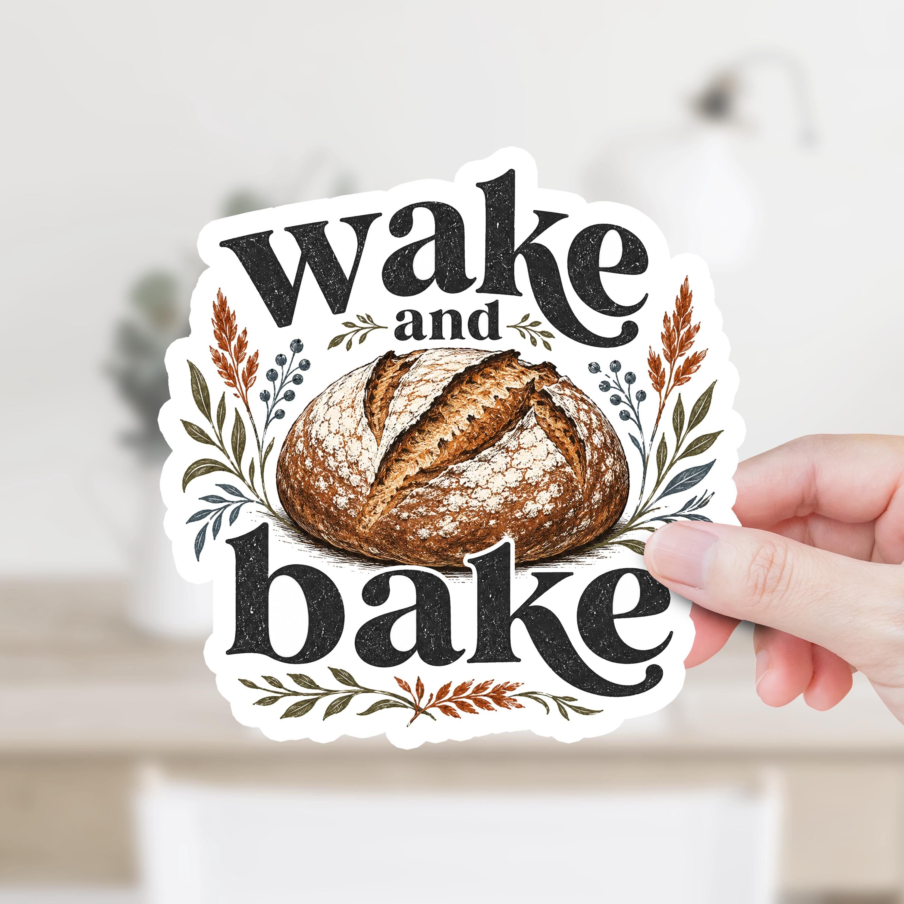 Wake and Bake Sourdough Decal