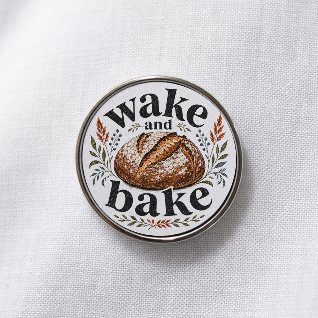 Wake and Bake Lapel Pin