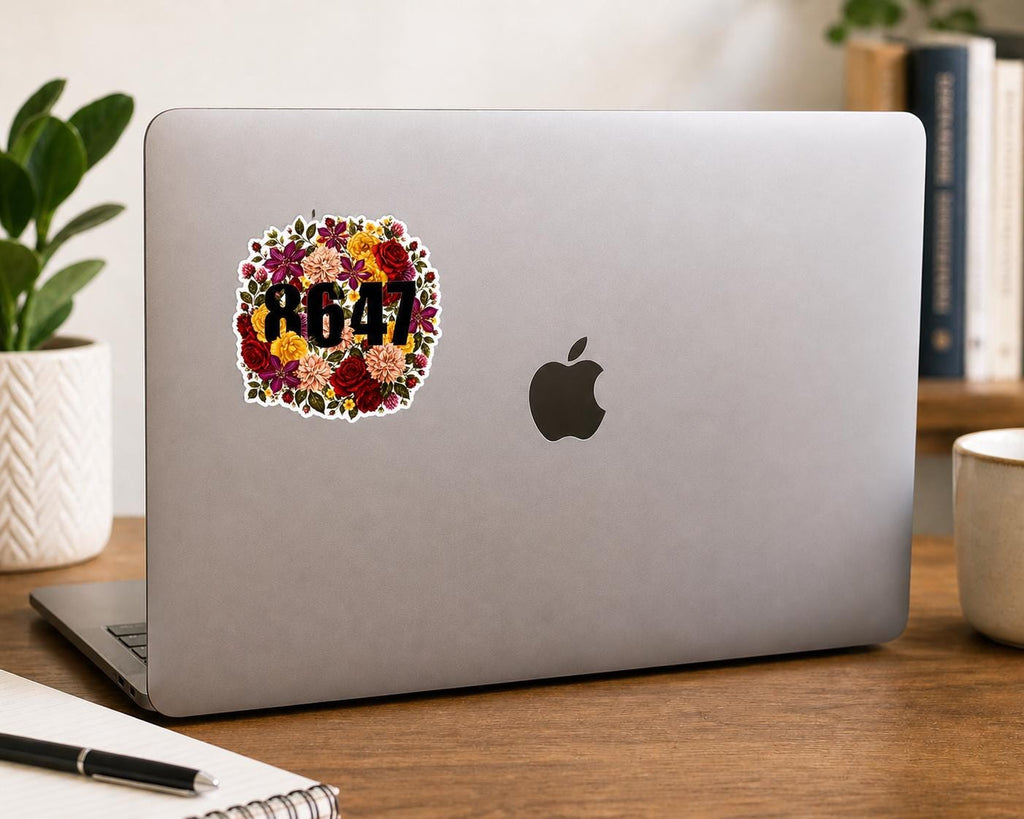 8647 Floral Decal