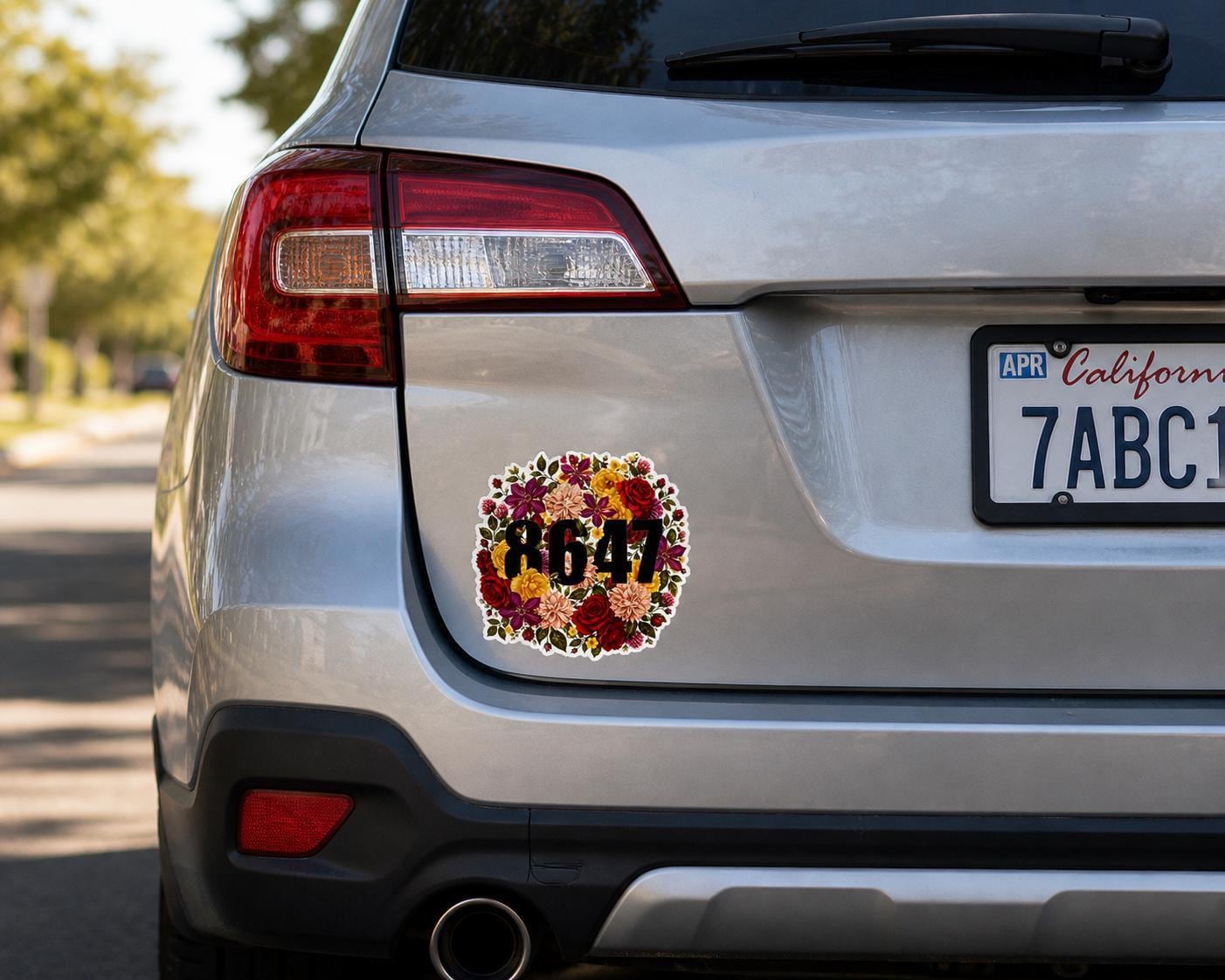 8647 Floral Decal