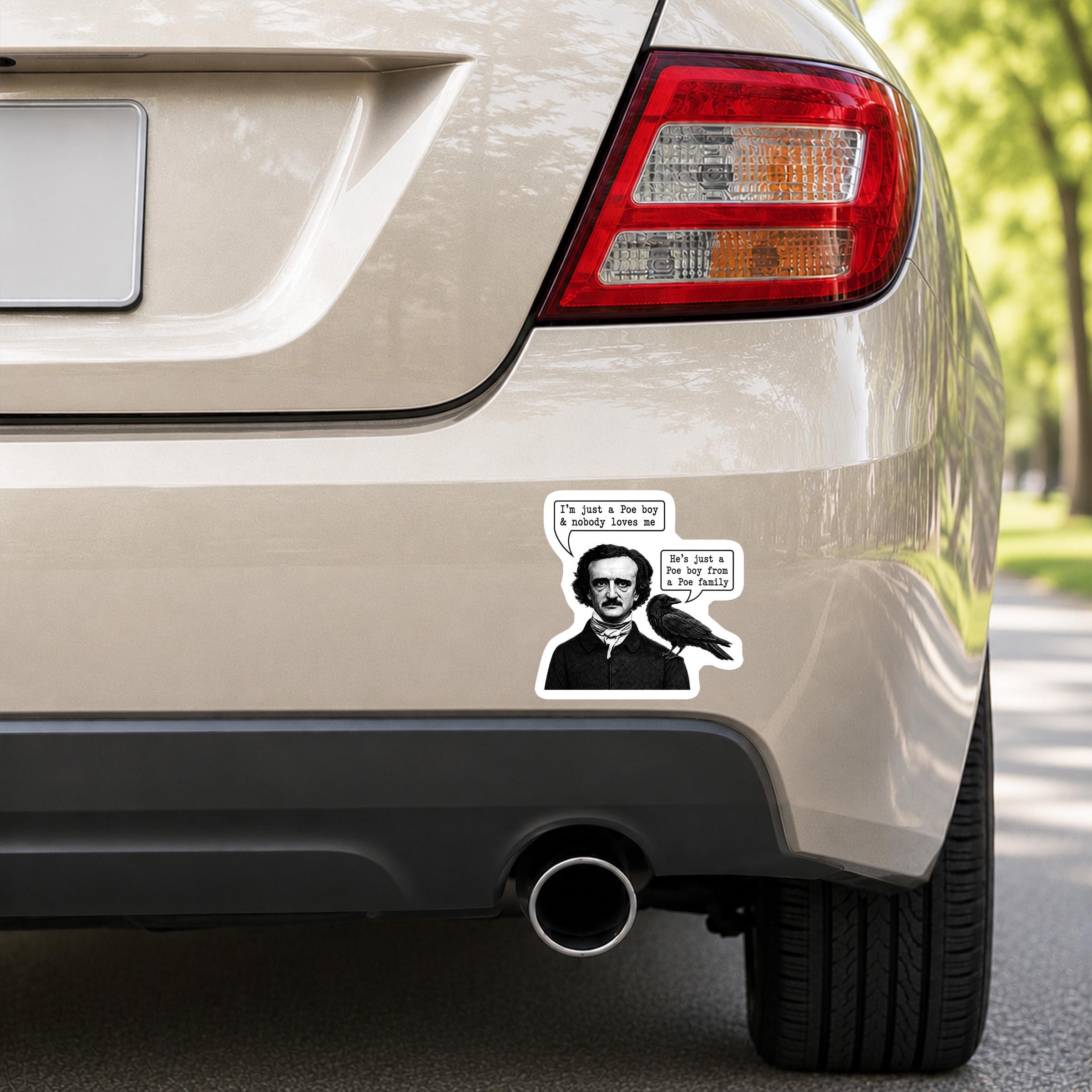 Edgar Allan Poe Boy Decal