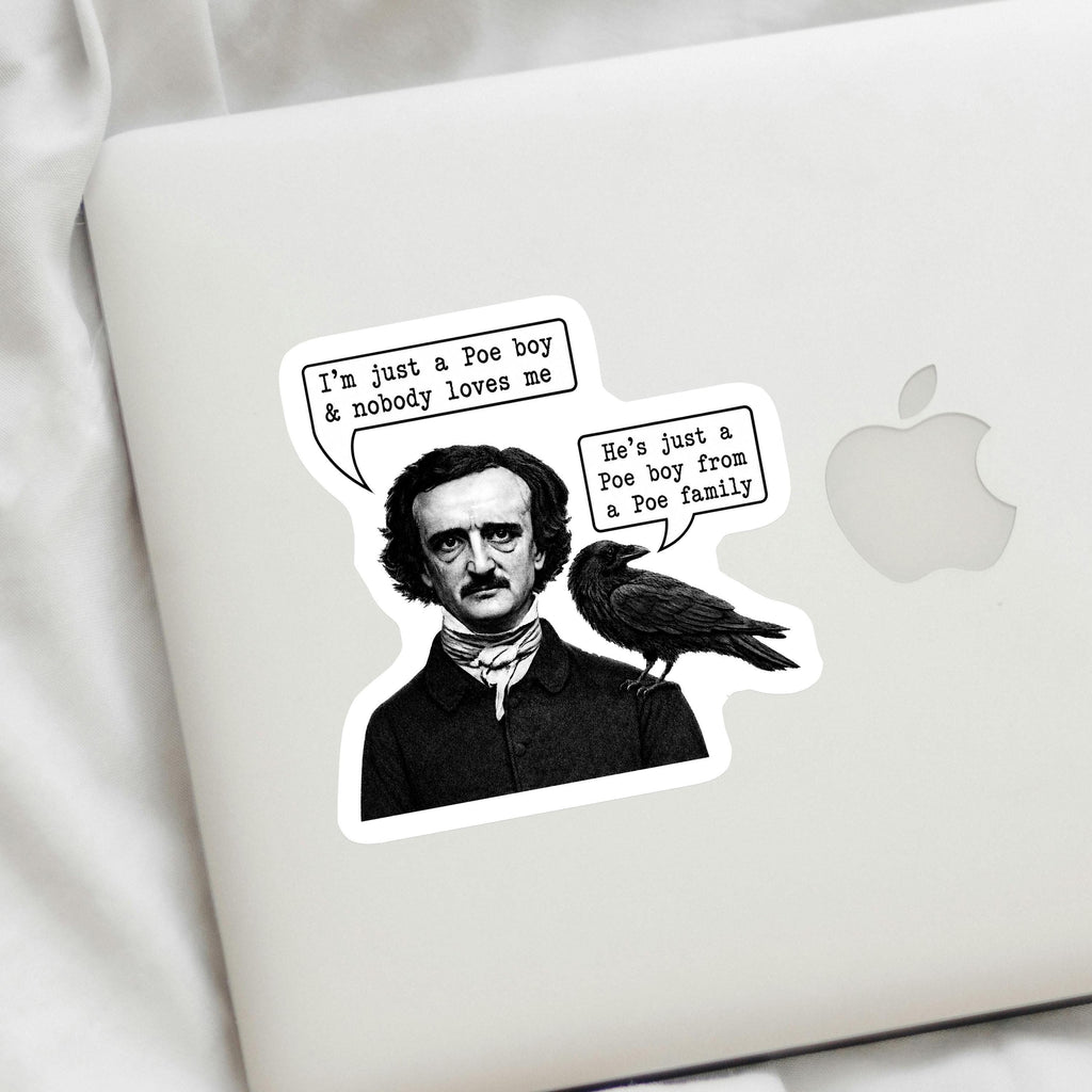 Edgar Allan Poe Boy Decal