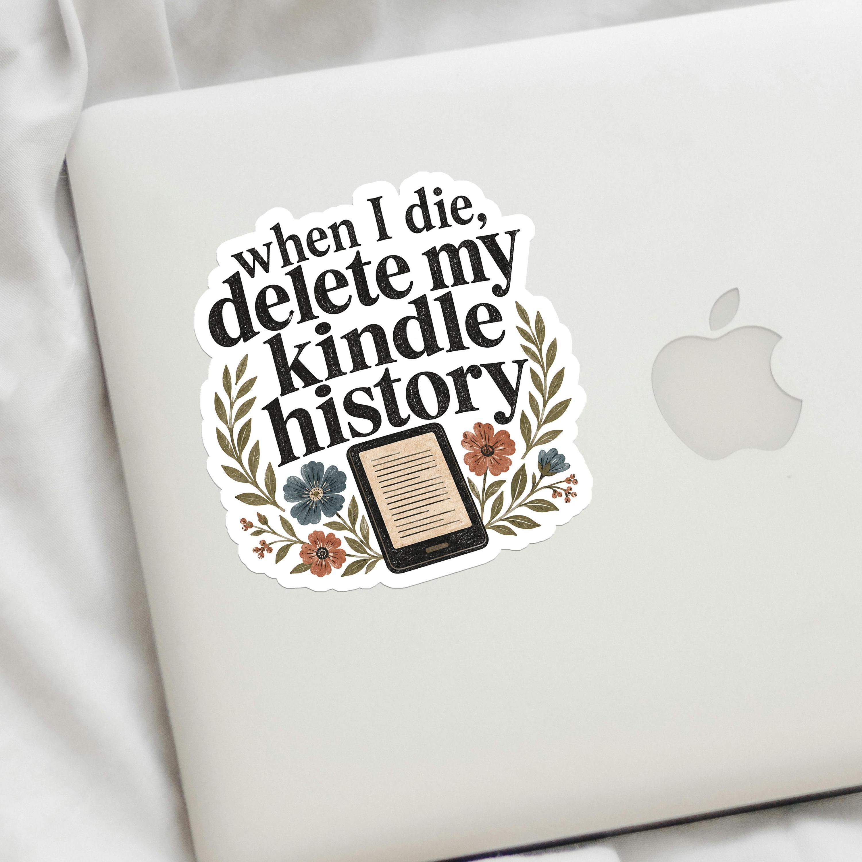 Delete My Kindle History Decal