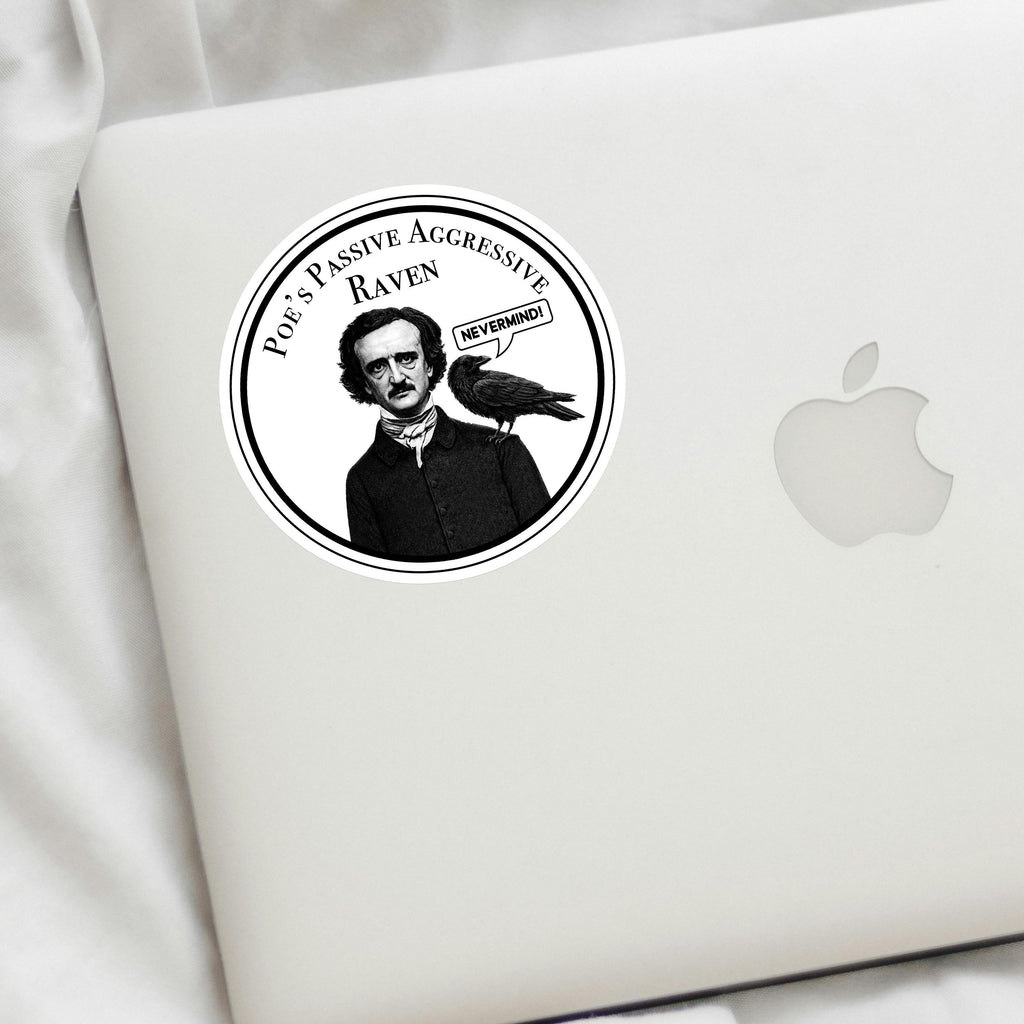 Poe's Passive Aggressive Raven Decal