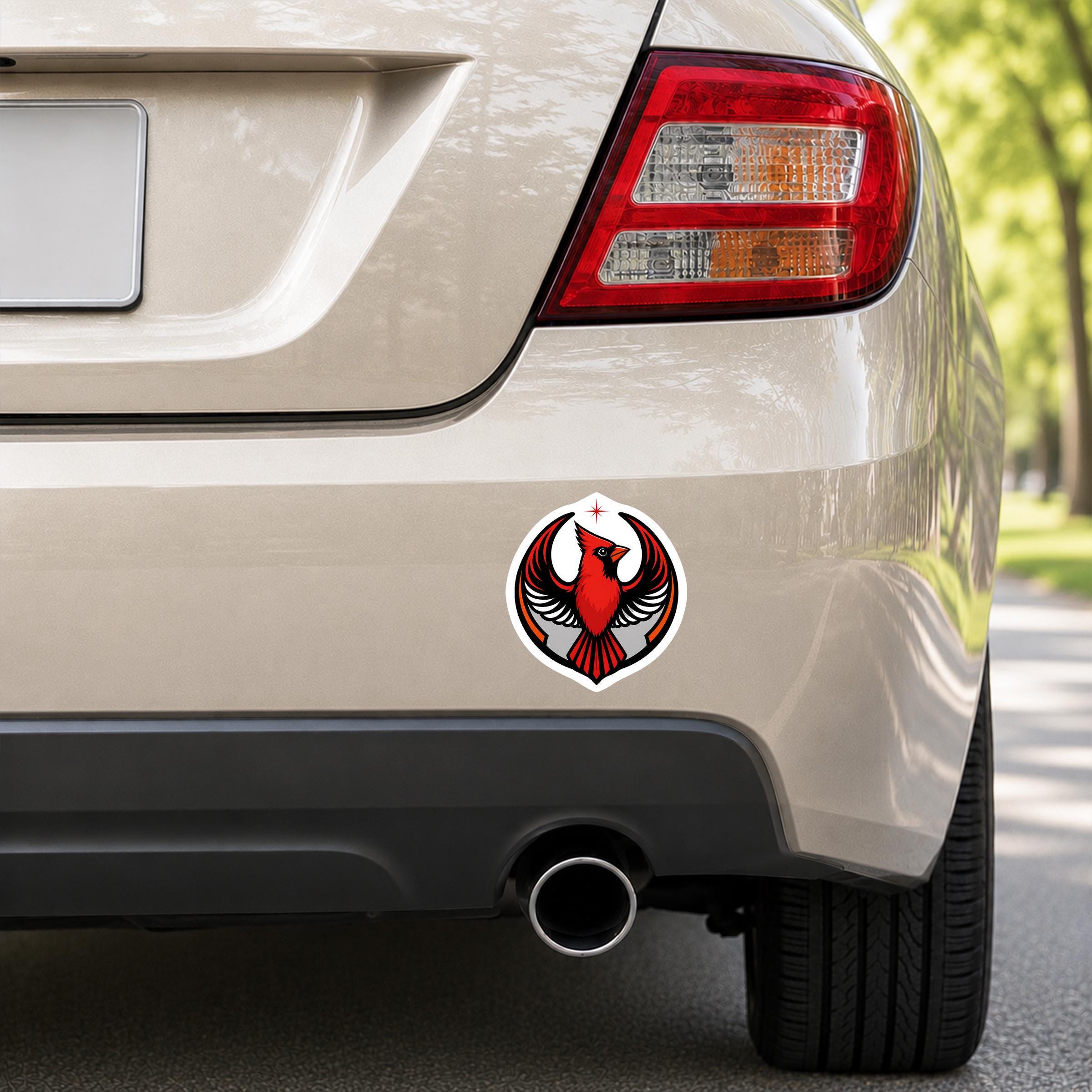 Rebel Cardinal Decal