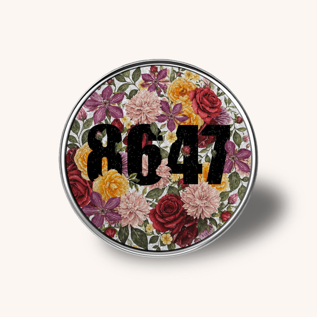 8647 Floral Lapel Pin