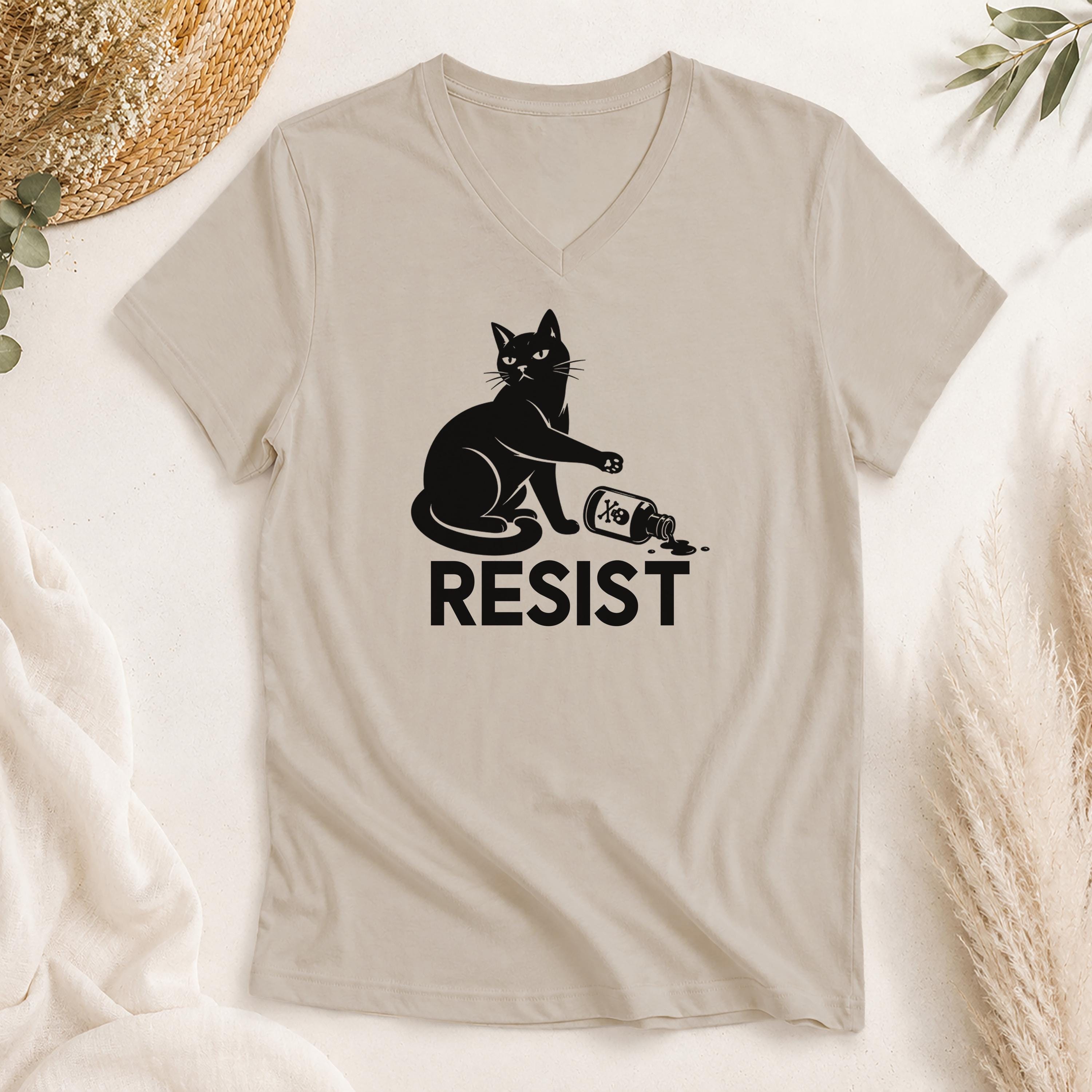 Resist Fascism Cat Shirt
