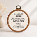 Chasing That Scholastic Book Fair High Wall Art